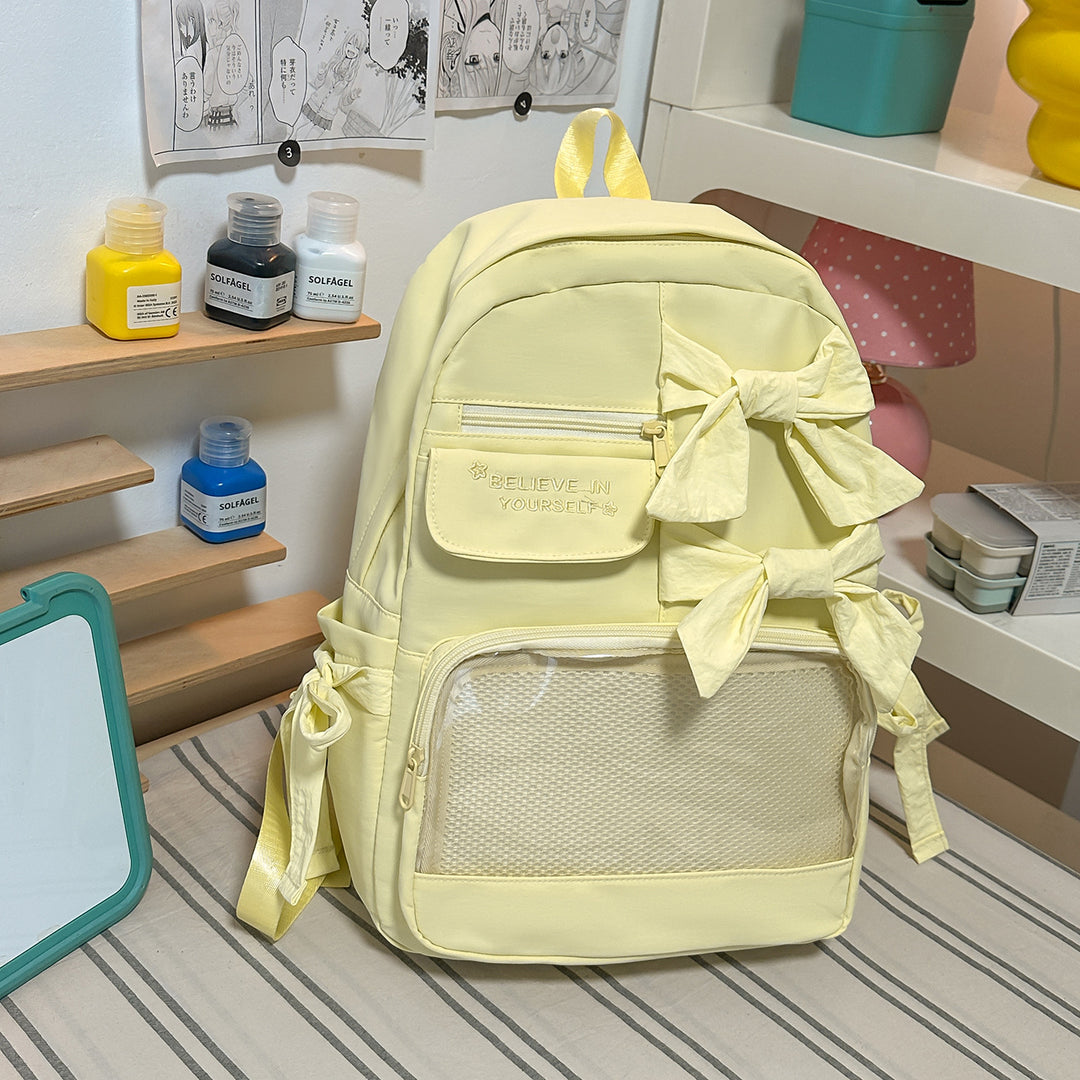Stylish Bow-Embellished Backpack Stornfield 1791205748