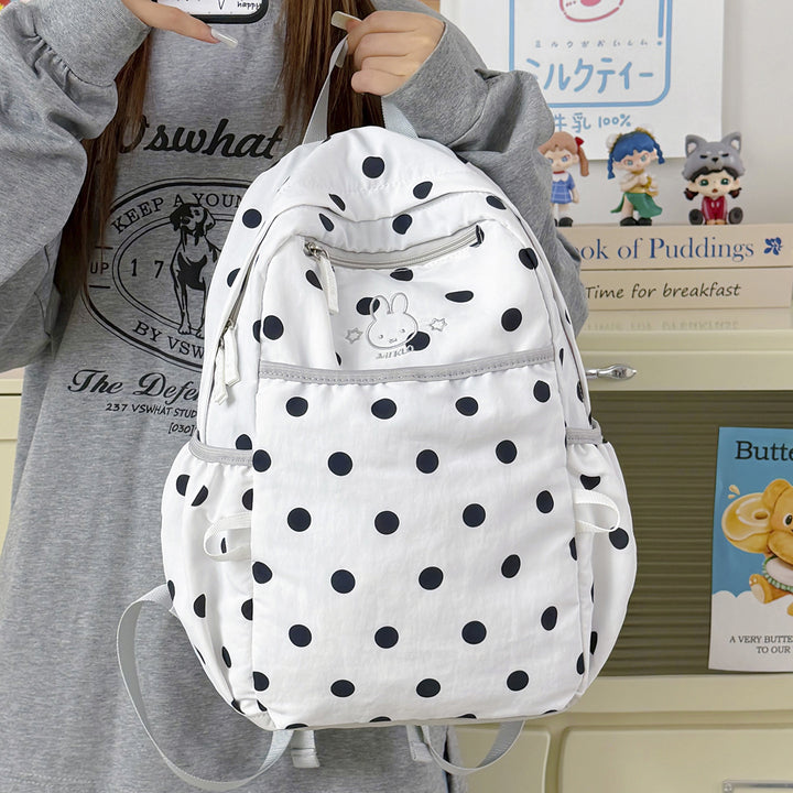 Fun Polka Dot Patterned Backpack Stornfield