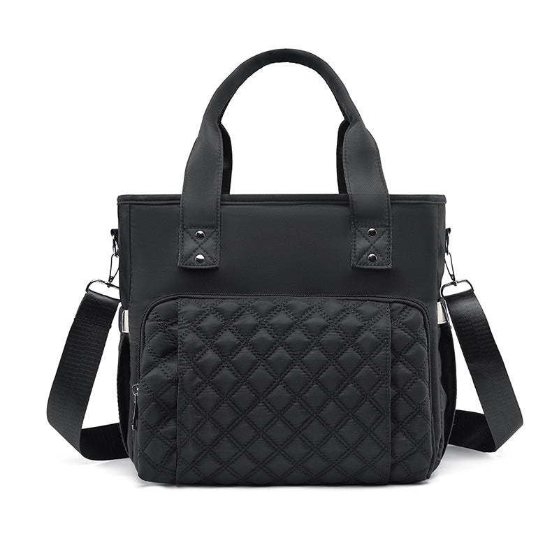 Quilted Multi-Compartment Tote Bag Stornfield