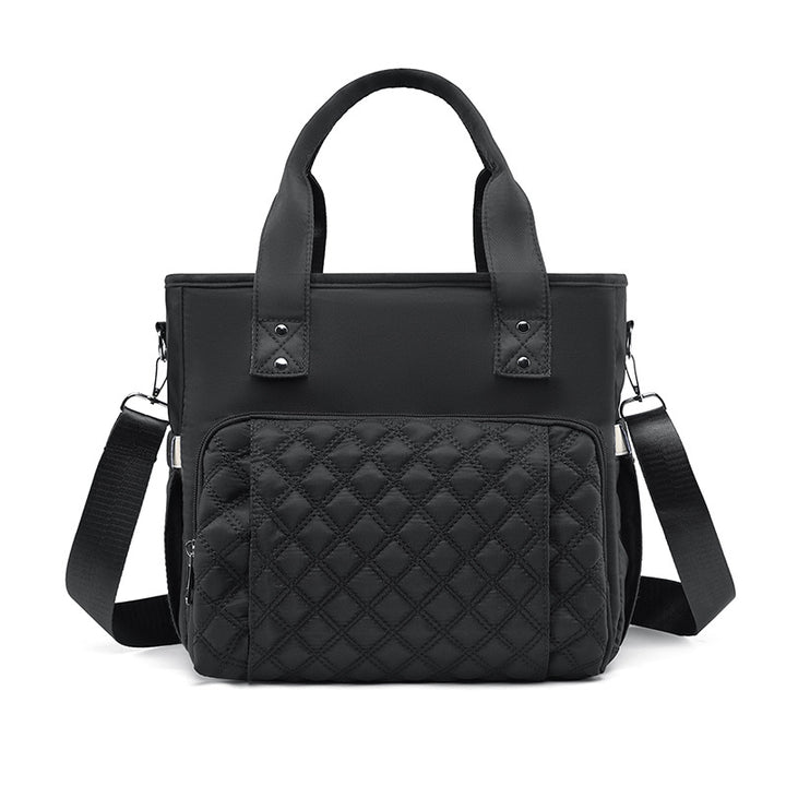 Quilted Multi-Compartment Tote Bag Stornfield