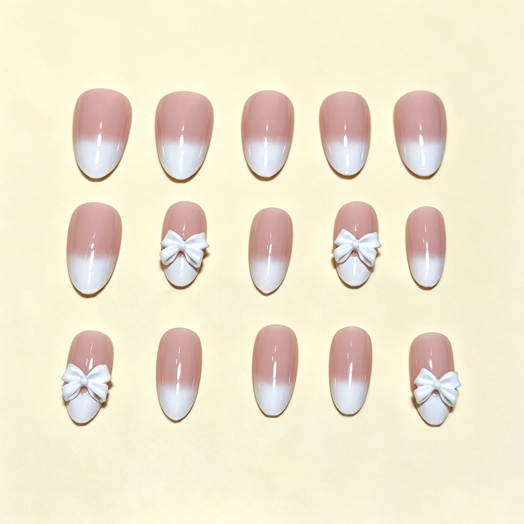 Elegant French Tip Press-On Nail Collection Stornfield