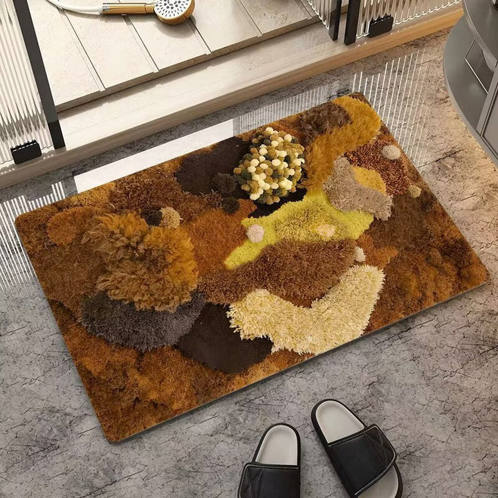 Naturally inspired soft floor mat