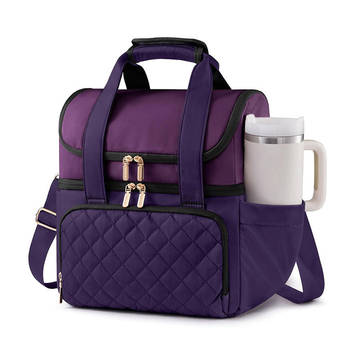 Elegant cooler bag with practical drink holder Stornfield