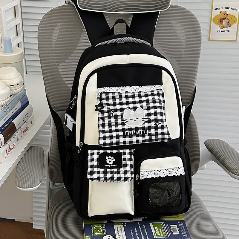 Cute Cartoon Cat-Themed Backpack Stornfield