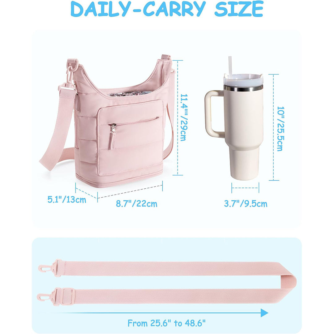 Practical shoulder bag with insulated interior Stornfield