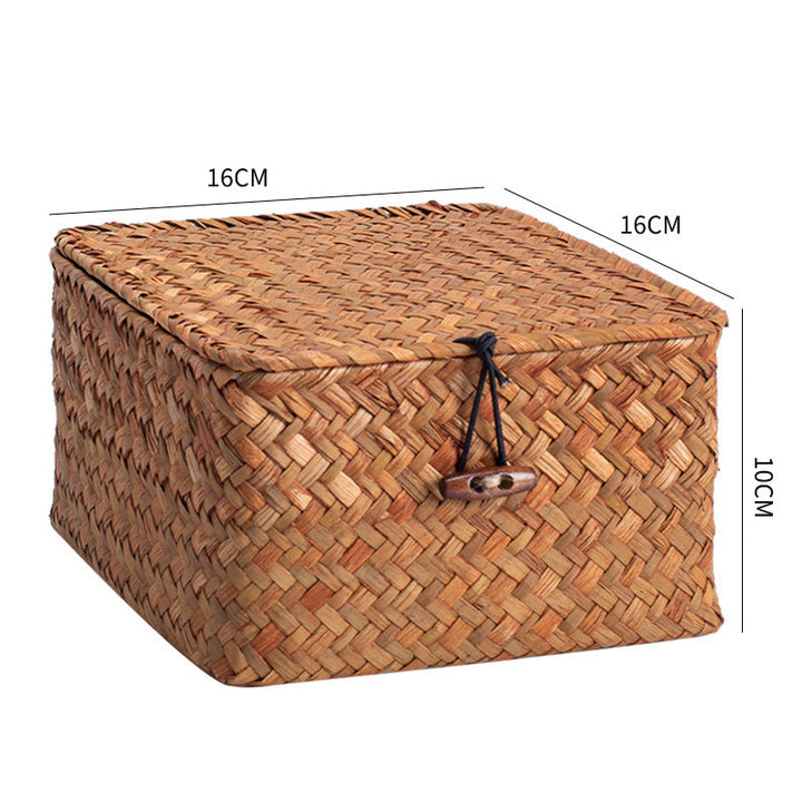 Handwoven Storage Box with Lid Stornfield
