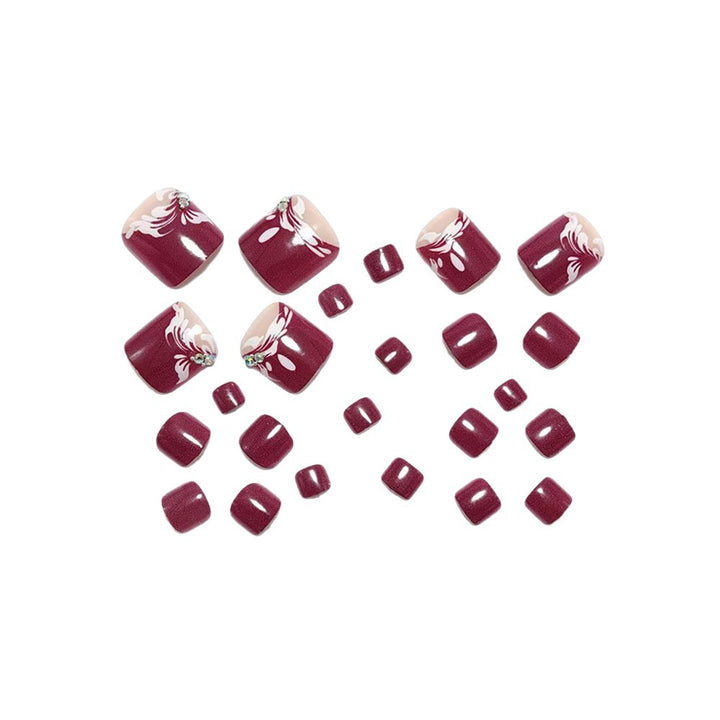 Nail art with Noble Flower Design Stornfield