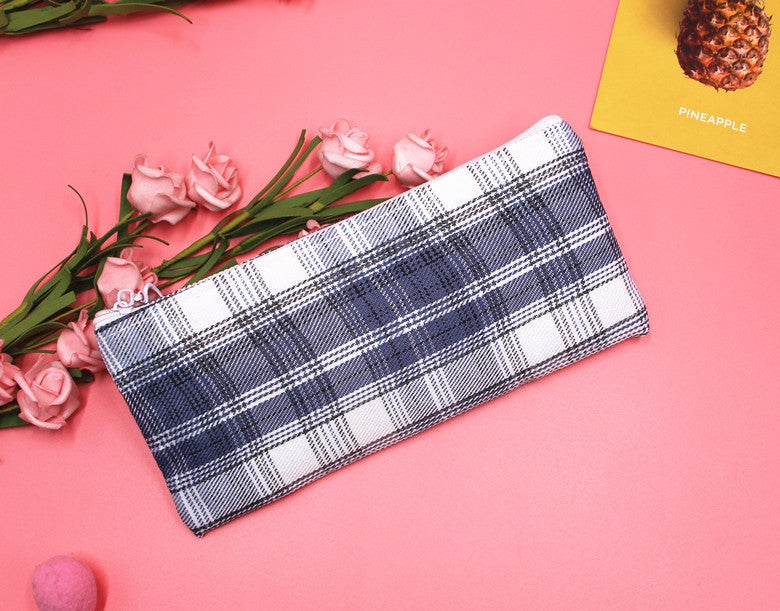 Stylish Plaid Pencil Case Stornfield
