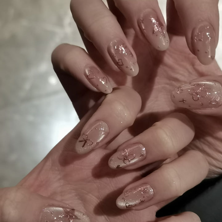 Decorative Nail Art Press-On Nails
