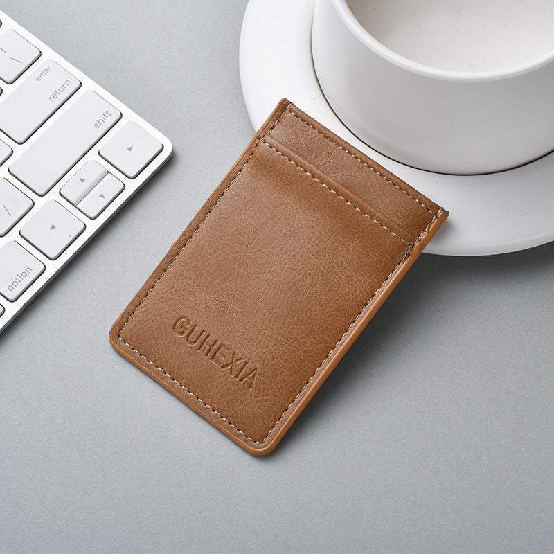 Sleek Leather Card Holder Stornfield