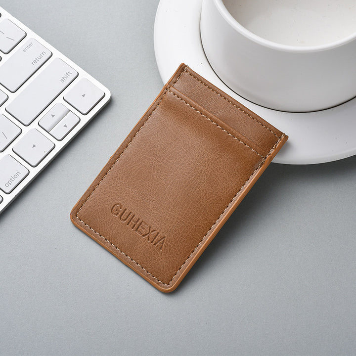 Sleek Leather Card Holder Stornfield