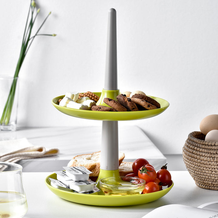 High-Quality Two-Tier Serving Stand Made of Porcelain Stornfield