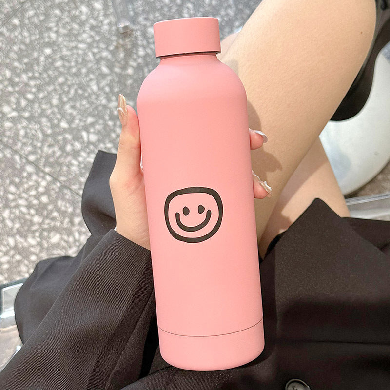 Women's Insulated Water Bottle with Fun Emoji Design Stornfield