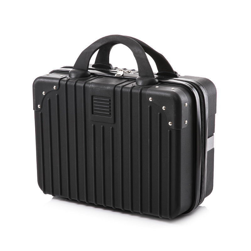 hard-shell cosmetic travel case with double top handles and reinforced corner protectors Stornfield