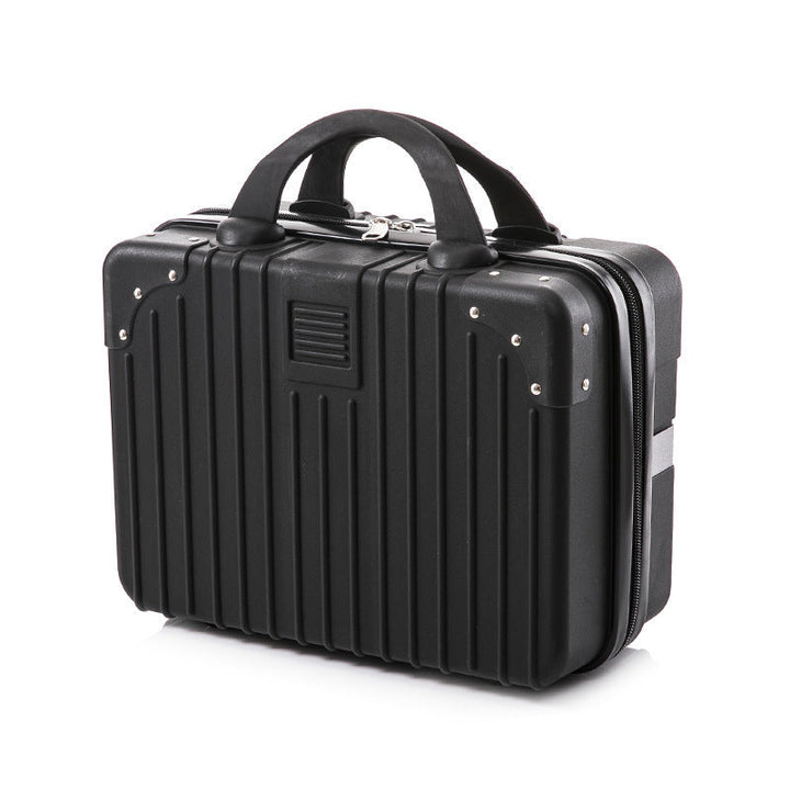 hard-shell cosmetic travel case with double top handles and reinforced corner protectors Stornfield