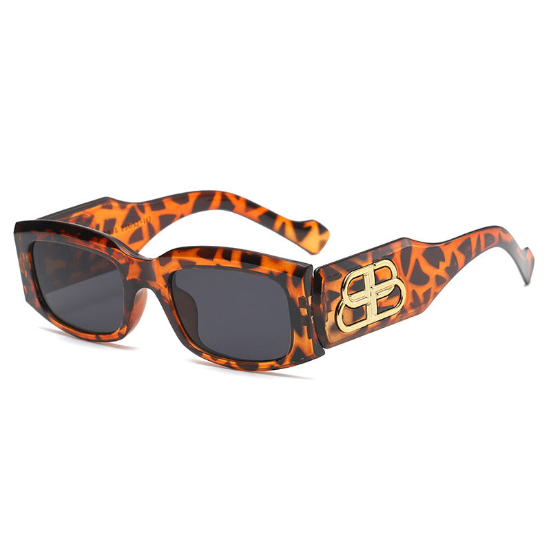 Women's fashionable square sunglasses with luxurious frame accents Stornfield