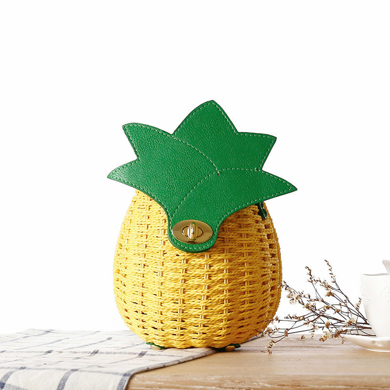 Creative basket bag in pineapple design Stornfield
