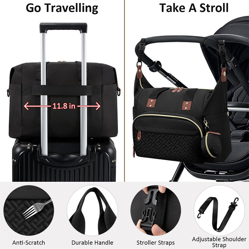 Fashionable and practical travel handbag with versatile storage space Stornfield