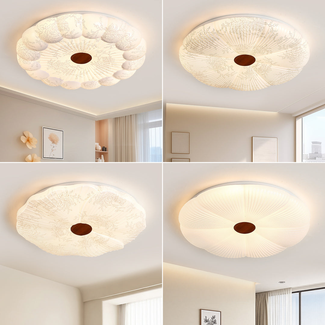 Contemporary Floral Ceiling Light