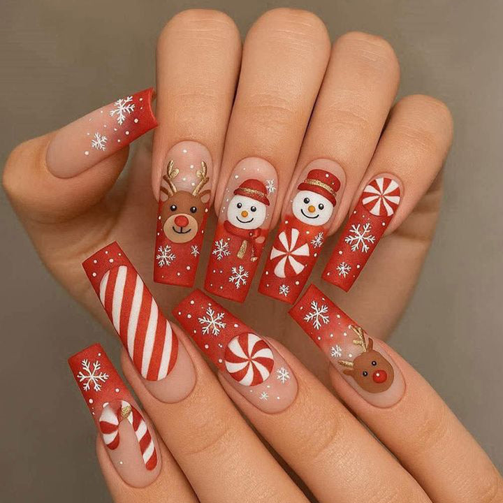 Festive 3D Holiday Nail Art Set Stornfield