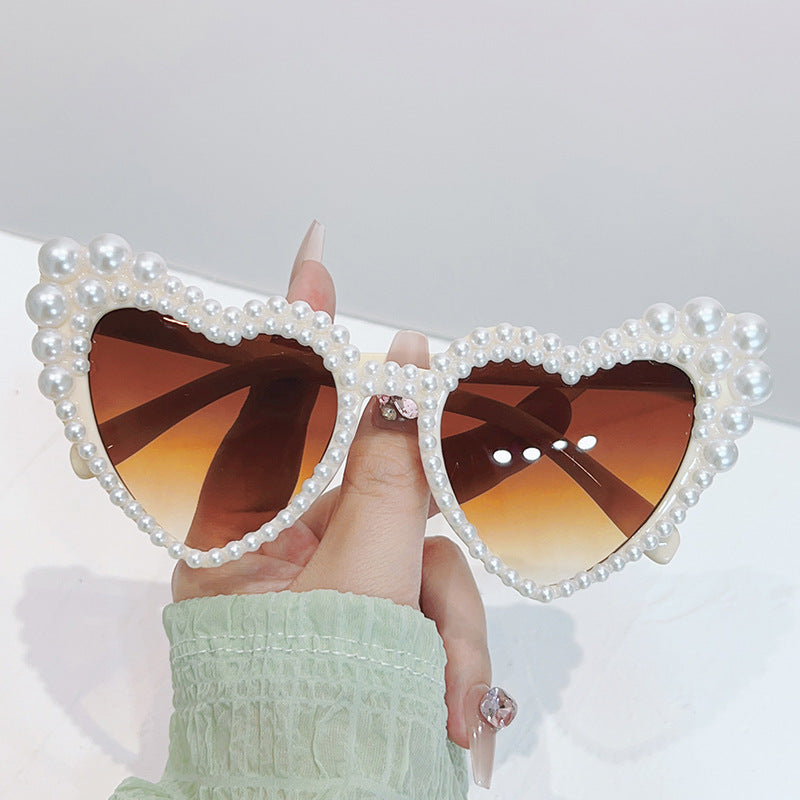 Cat-Eye Pearl-Embellished Sunglasses Stornfield