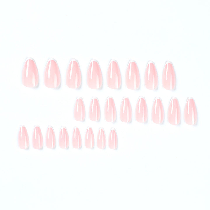 Artistic Stiletto Nails with Elegant French Tip Design Stornfield