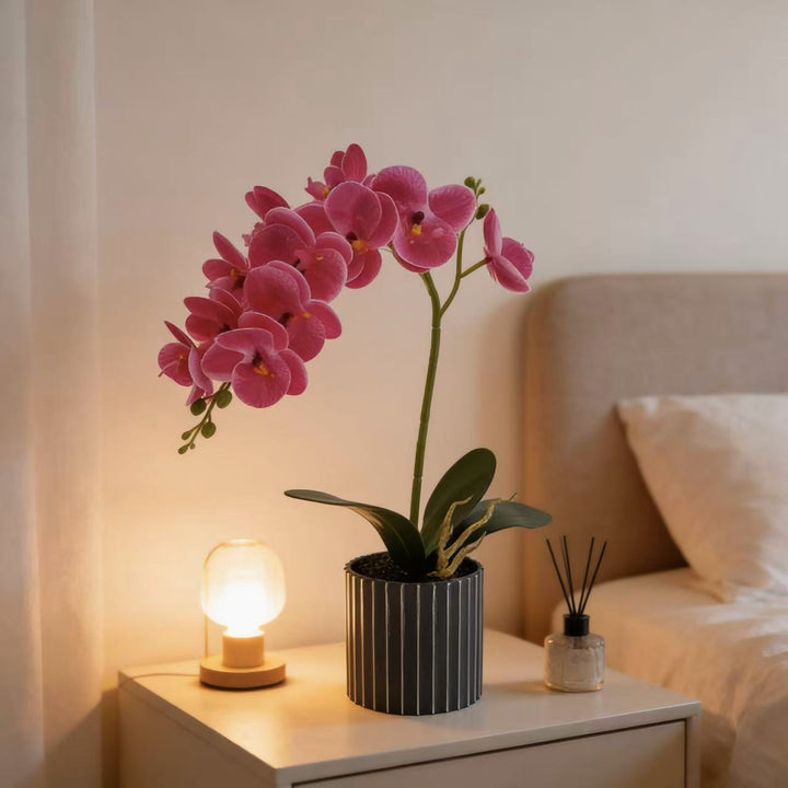 Realistic Faux Orchid Arrangement  1790480718