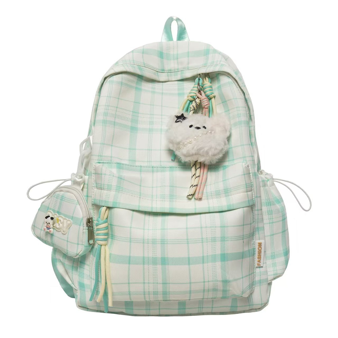 Playful Plaid Design Backpack Stornfield