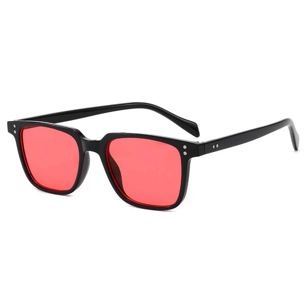 Ladies fashionable square sunglasses with unique lenses Stornfield