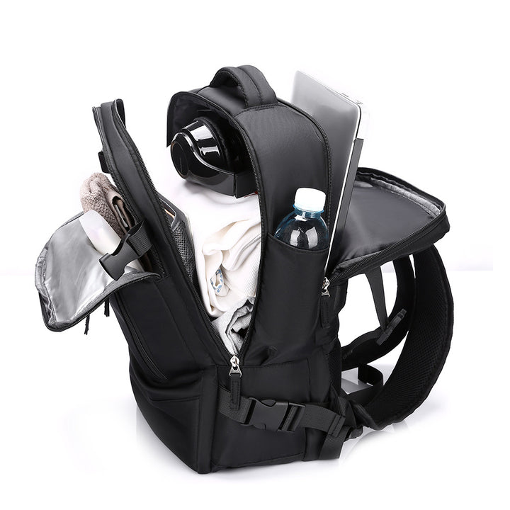 Versatile, ergonomic laptop backpack with intelligent compartment system Stornfield