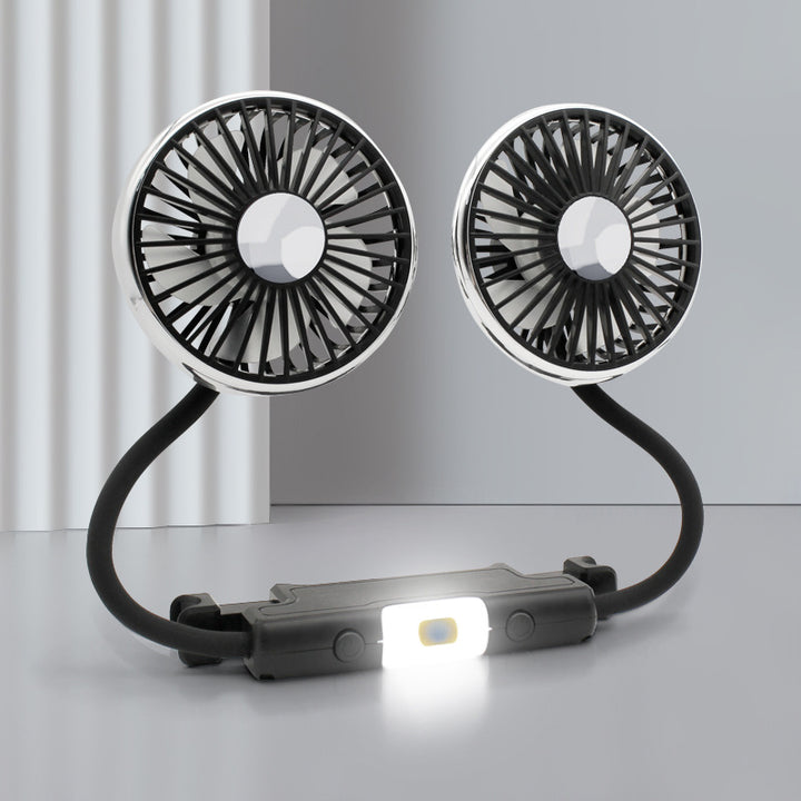 Portable Dual-Head Car Ventilation Fan Stornfield