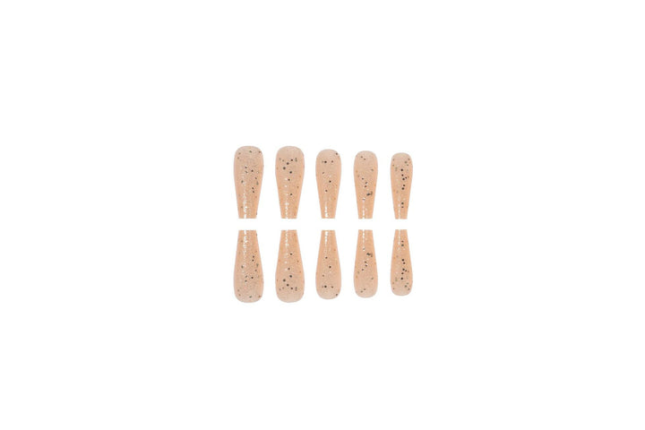 Glittering Long Stiletto Nail Extensions Stornfield