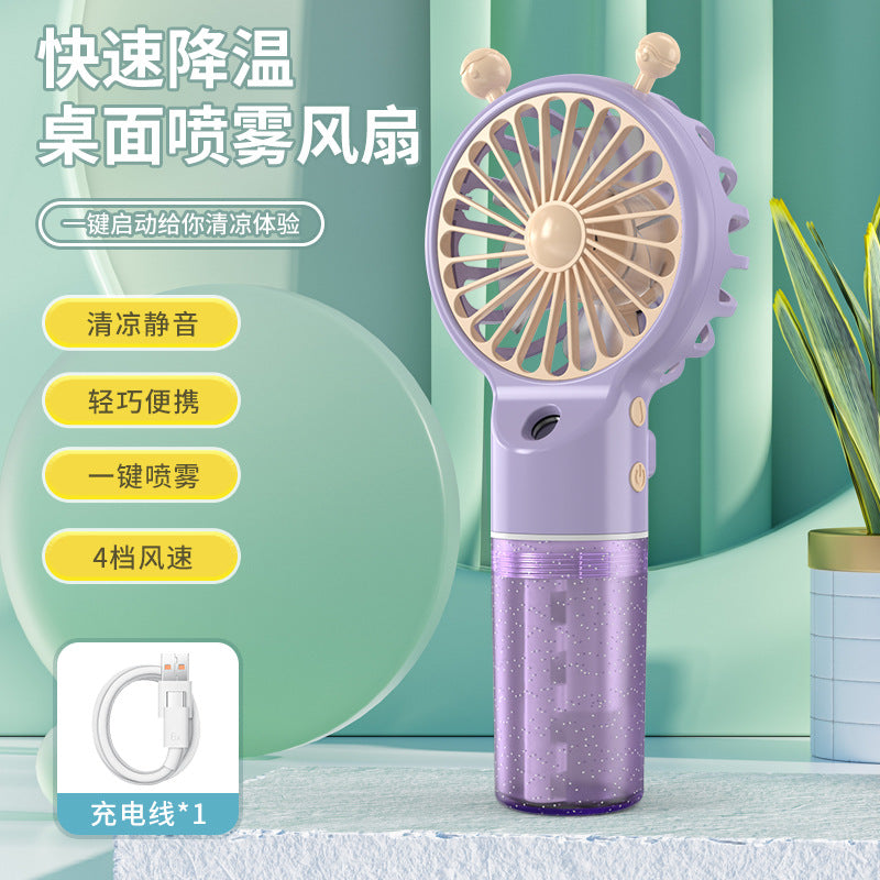 Women's Portable Mist Fan with USB Charging Function Stornfield