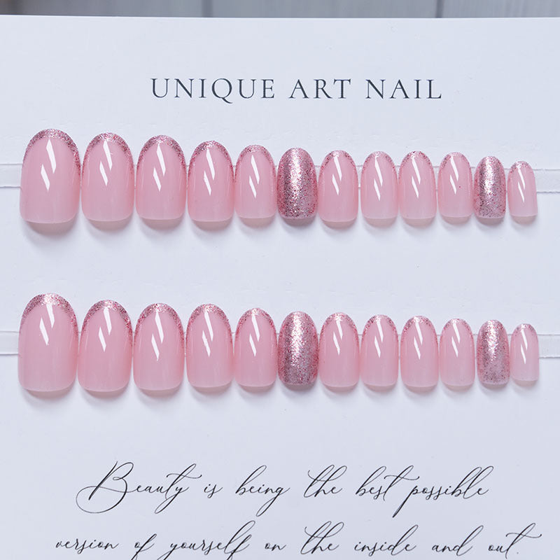 Glitter Ombre Nail Extensions