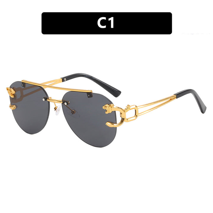 Women's unusual round sunglasses with decorative details Stornfield