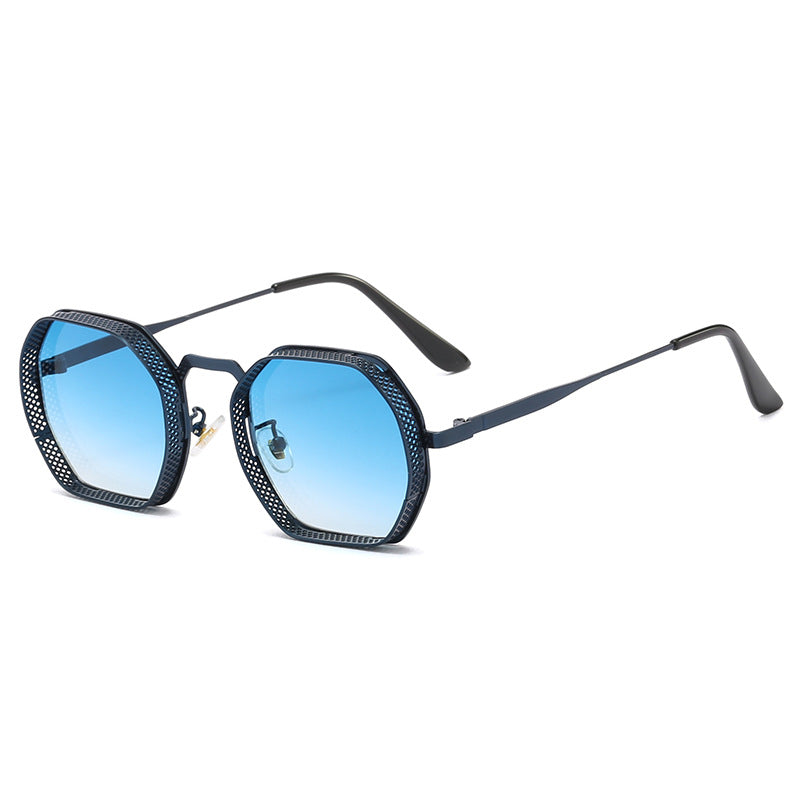 Women’s sunglasses with unique octagonal metal frame Stornfield