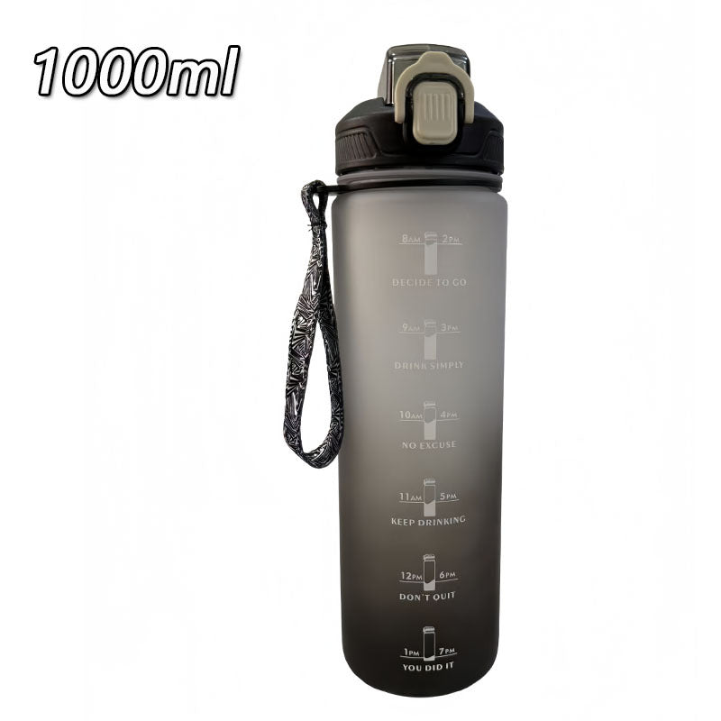 Women's Motivation Water Bottle with Time Markings Stornfield