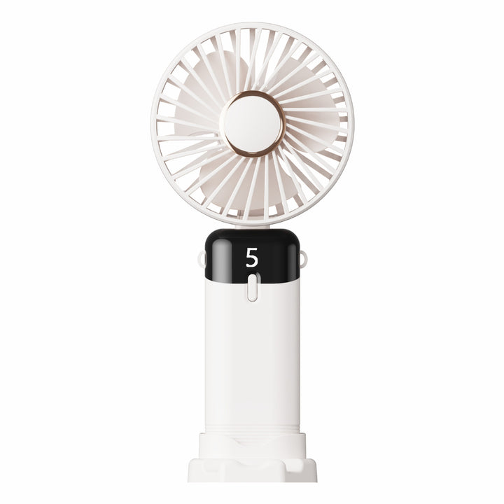 Unisex nan rechargeable portable handheld and desk fan with LED battery indicator Stornfield