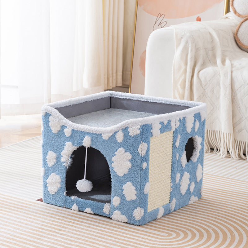 Cozy Plush Cat Hideout Stornfield