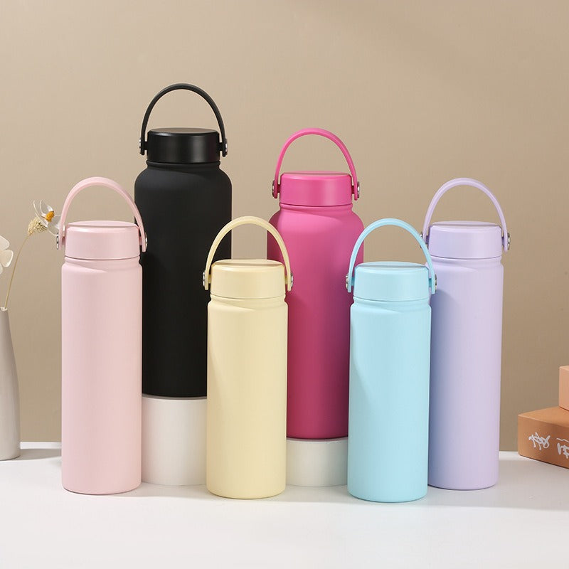Women's insulated water bottle with ergonomic carrying handle Stornfield