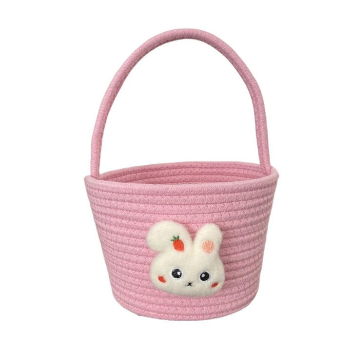 Ladies decorative basket with cute rabbit motif Stornfield