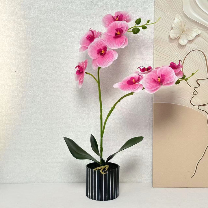 Artificial Orchid Arrangement for Indoor Home Decor Display