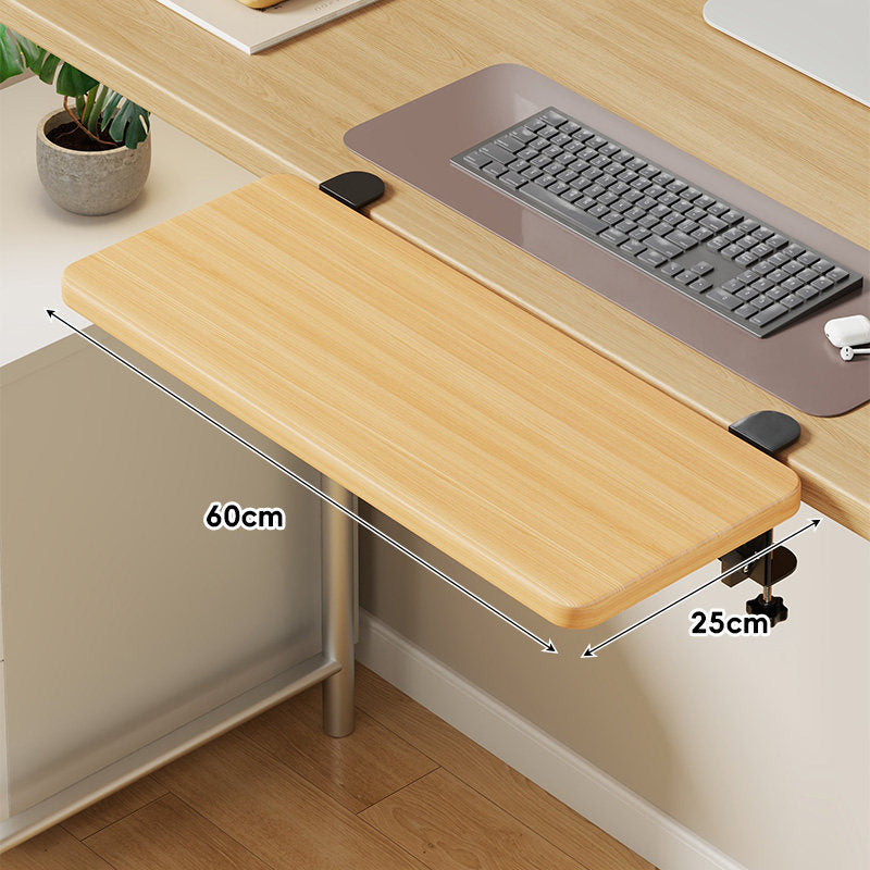 Extra-Wide Low-Profile Under-Desk Slide-Out Keyboard and Mouse Platform