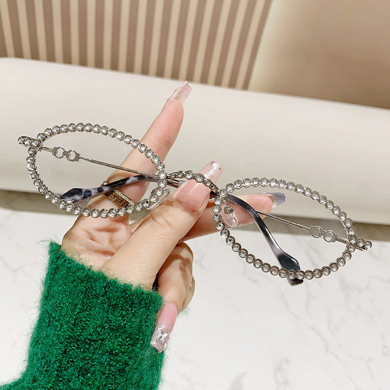 Ladies Designer Eyewear Frame with Extravagant Pearl Frame Stornfield