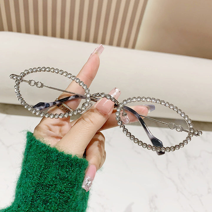 Ladies Designer Eyewear Frame with Extravagant Pearl Frame Stornfield
