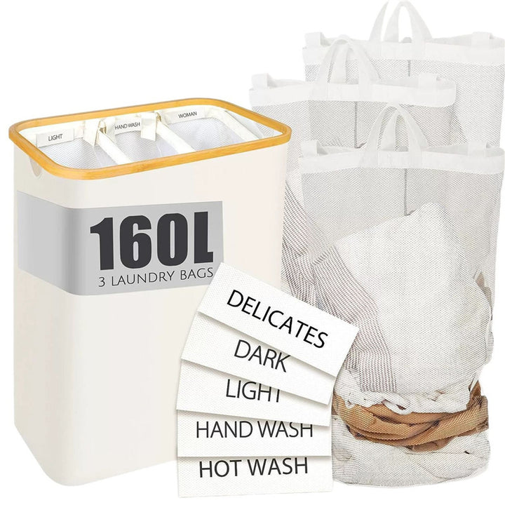 Laundry basket with compartments Stornfield