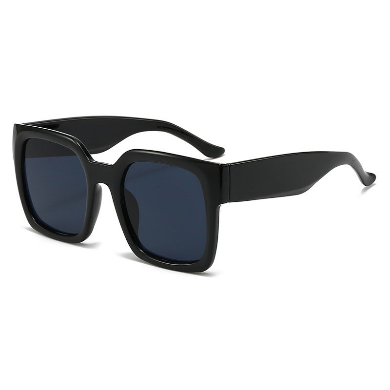 Women's square sunglasses with stylish transparent frame and soft color gradient Stornfield