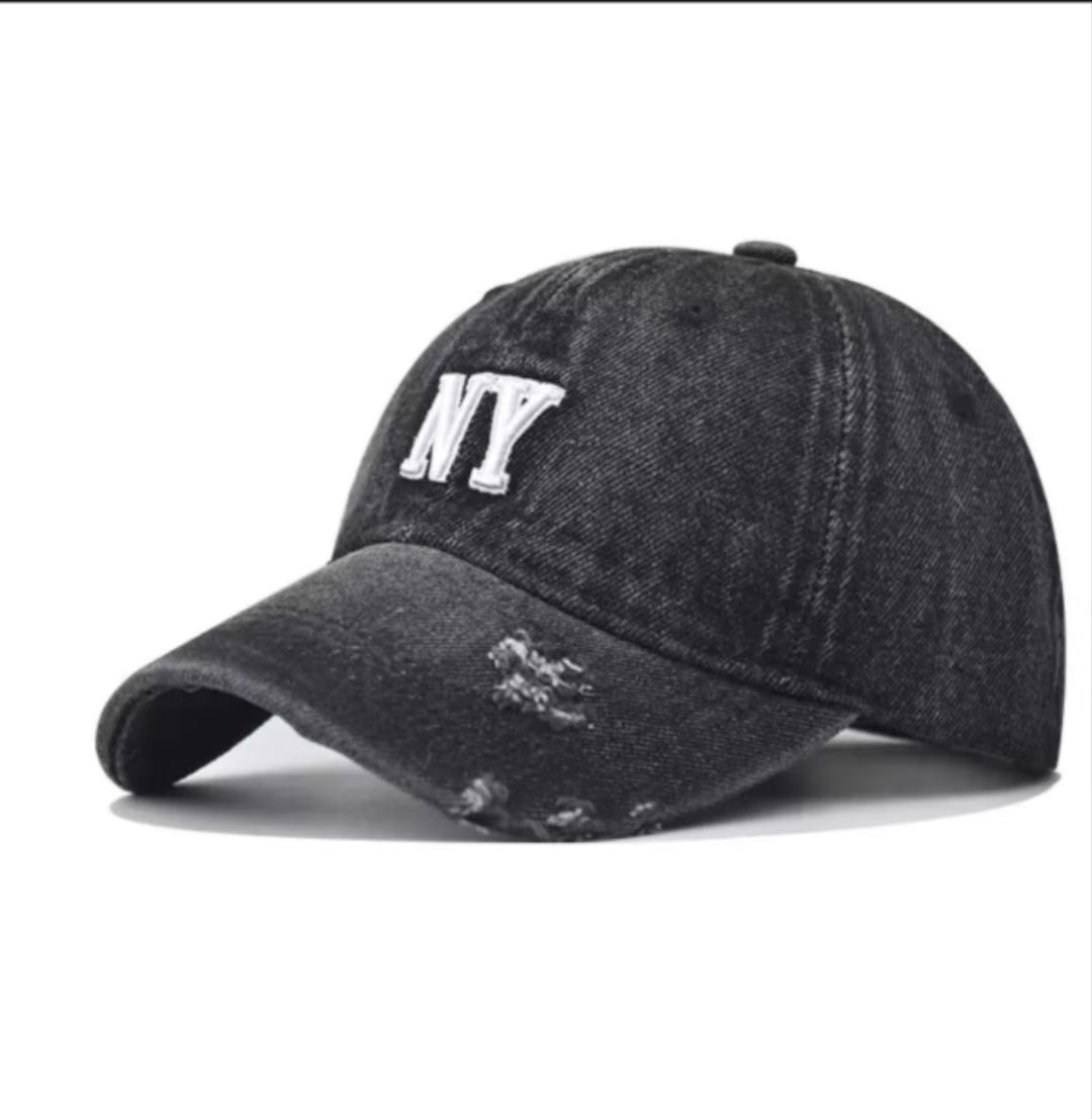 Women's Distressed Denim Baseball Cap Stornfield 1784188163