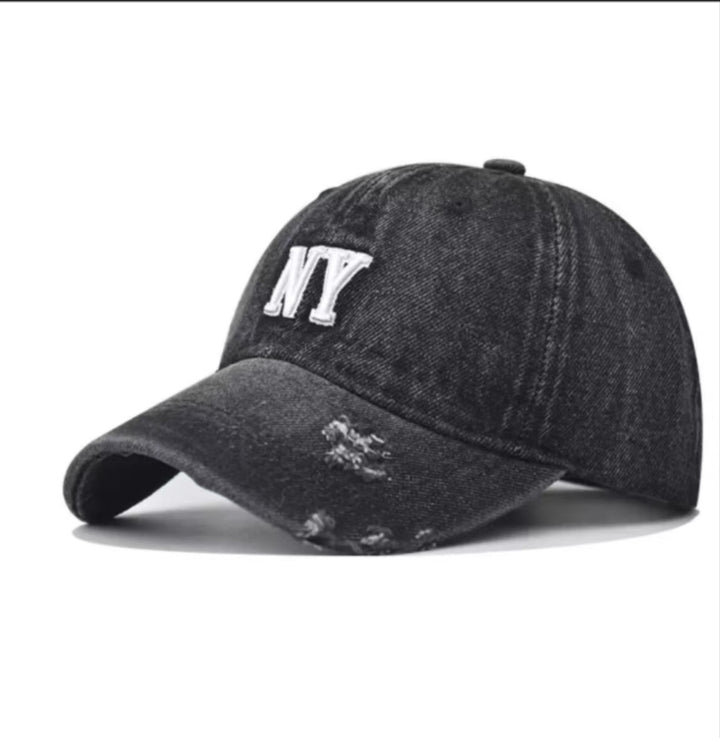 Women's Distressed Denim Baseball Cap Stornfield 1784188163