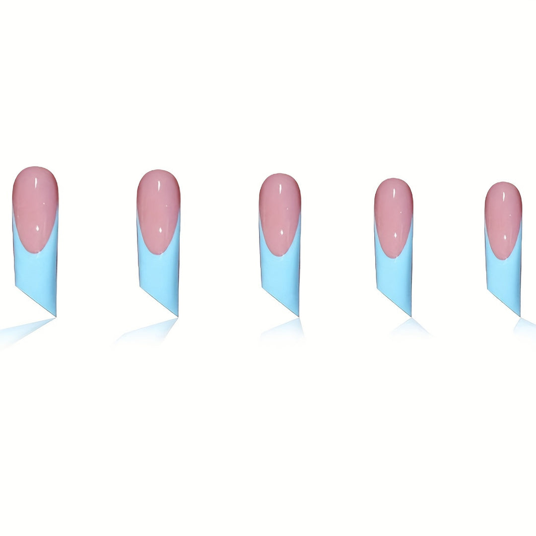 Modern Geometric Press-On Nail Art Stornfield